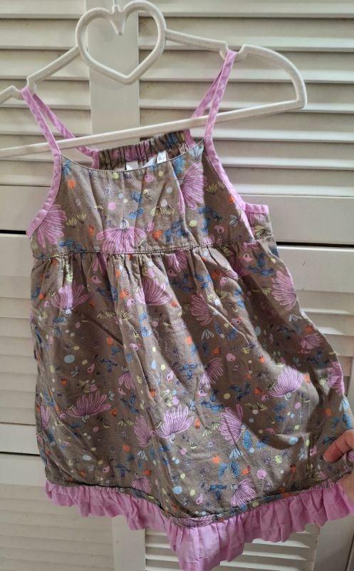 Robe d'été taupe - Kidkanai fleurs 🌸 - 3 ans