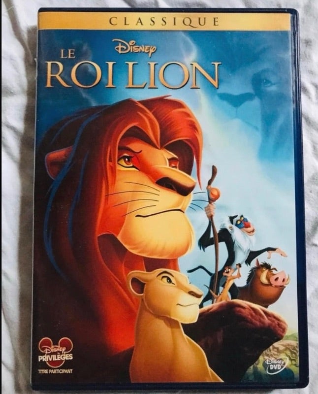 DVD le roi lion Disney bon état