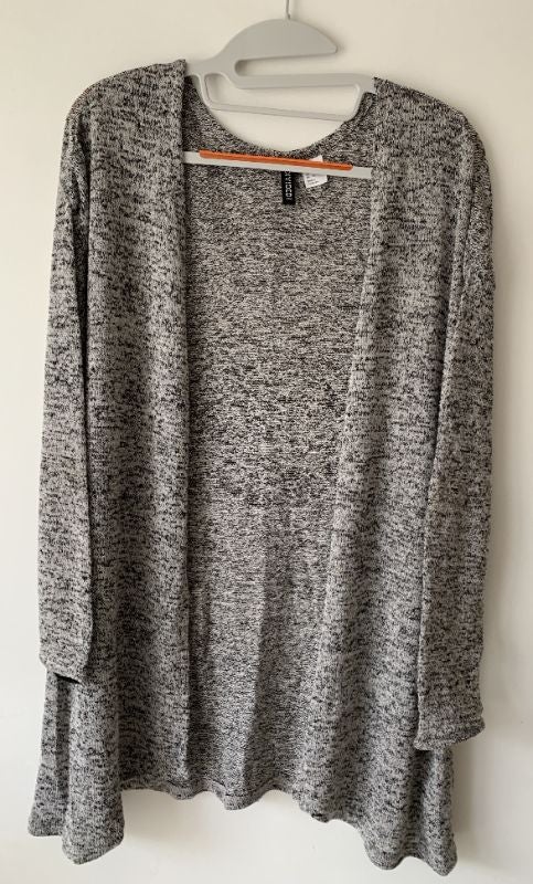 Gilet gris chiné - S