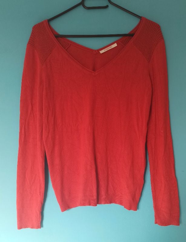 ❤ Pull corail Camaïeu taille 38 ❤