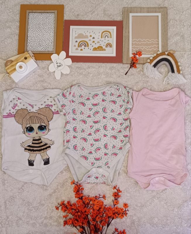 Lot de bodies bébé 6 mois 🌸