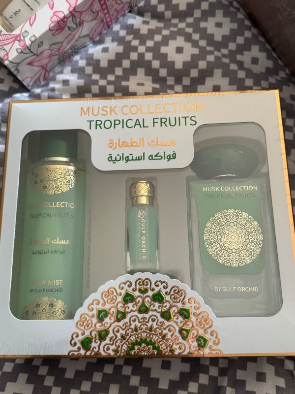 Coffret tropical fruit gulf orchid  musk collection