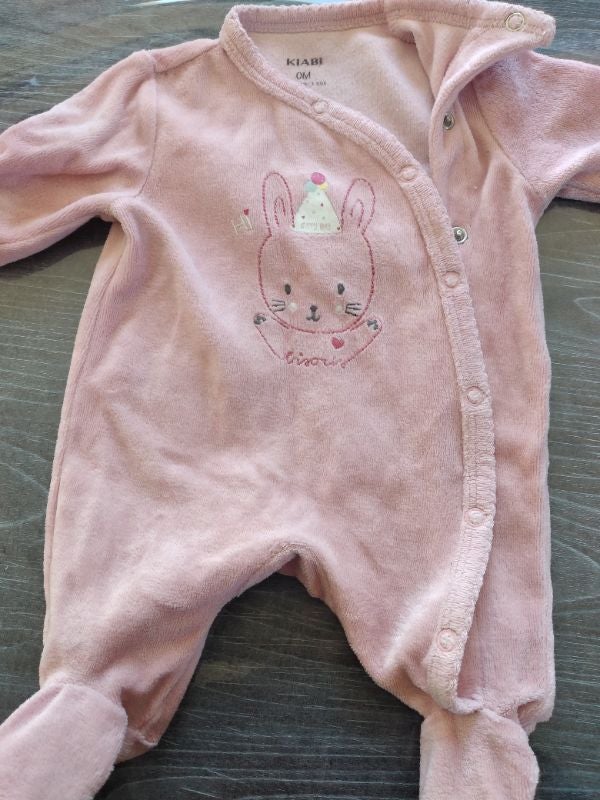 Pyjama bebe pression devant taille naissance