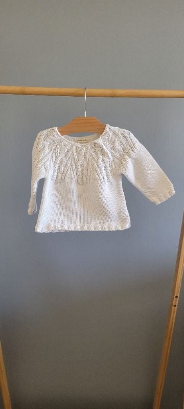 Pull Grain de Blé 12 mois Fille