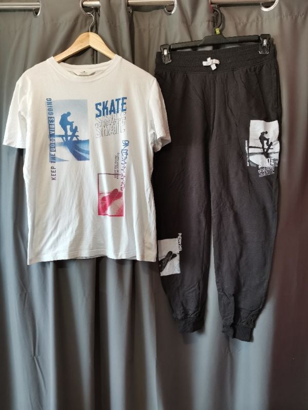Pantalon et tee shirt détente H&M 14 15 ans