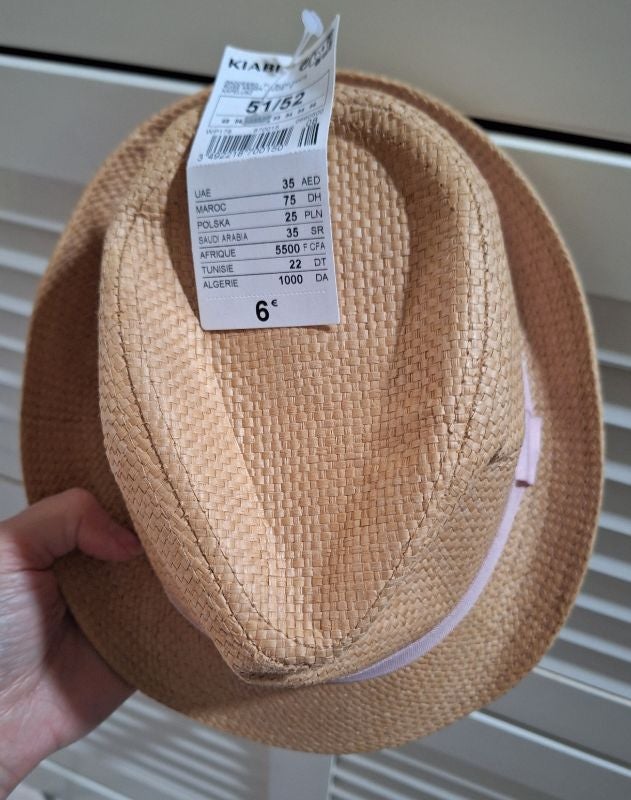 Chapeau fille Kiabi - 51/52cm neuf