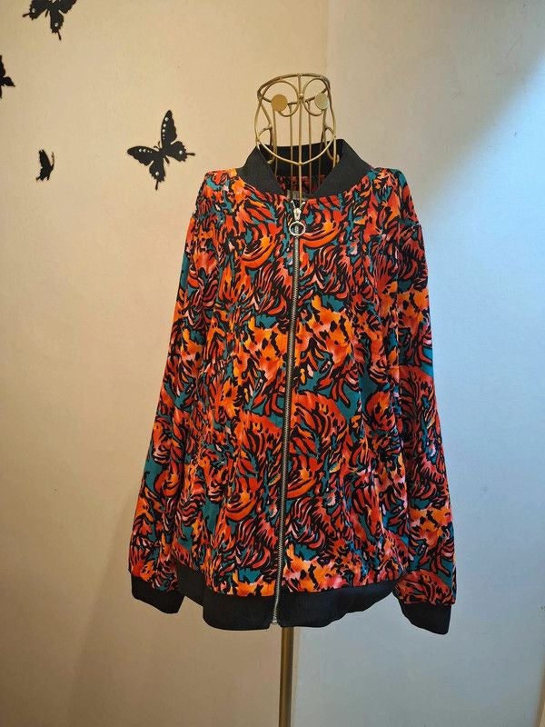 Veste fluide imprimée