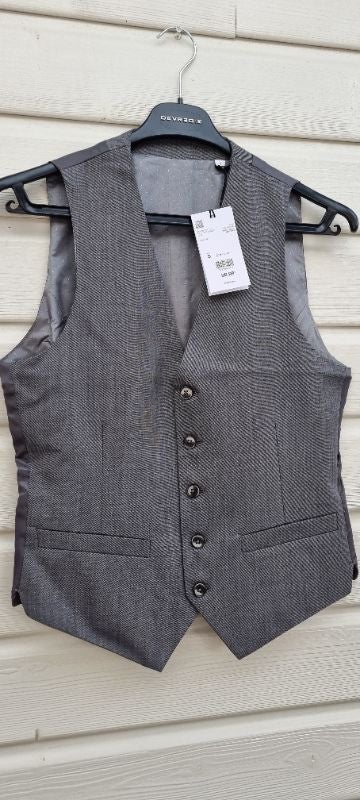 Gilet de costume gris Neuf