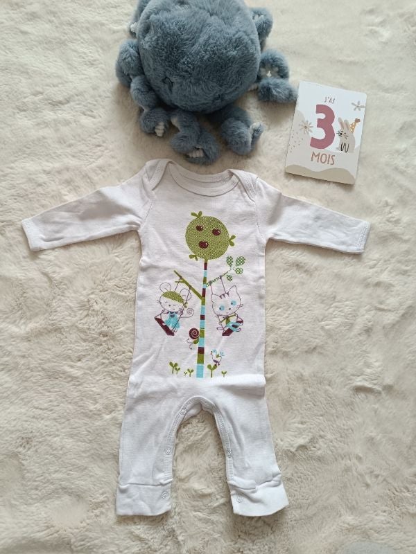 Pyjama 3 mois pommette