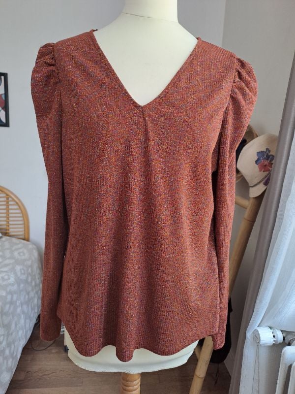 t shirt marron gdm 46