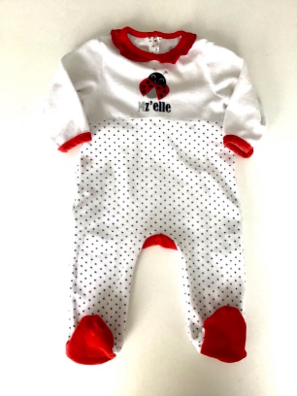 Pyjama dors bien en velours 12 mois