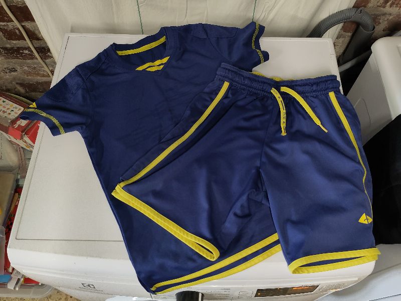 ensemble Athli-Tech sport bleu / jaune 10 ans
