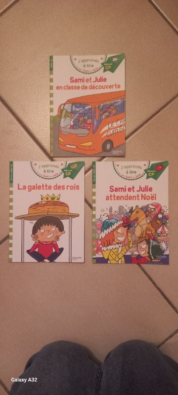 Lot 3 livres Sami et Julie