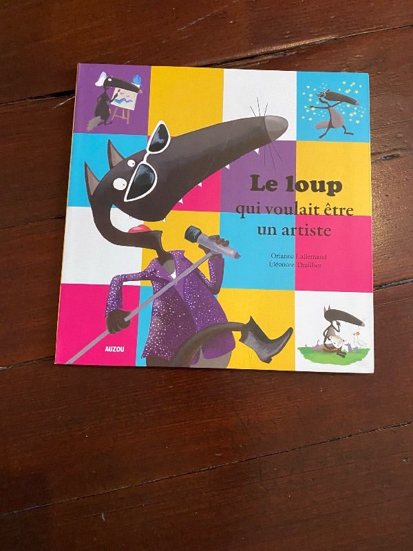 Livre le loup qui voulait devenir un artiste