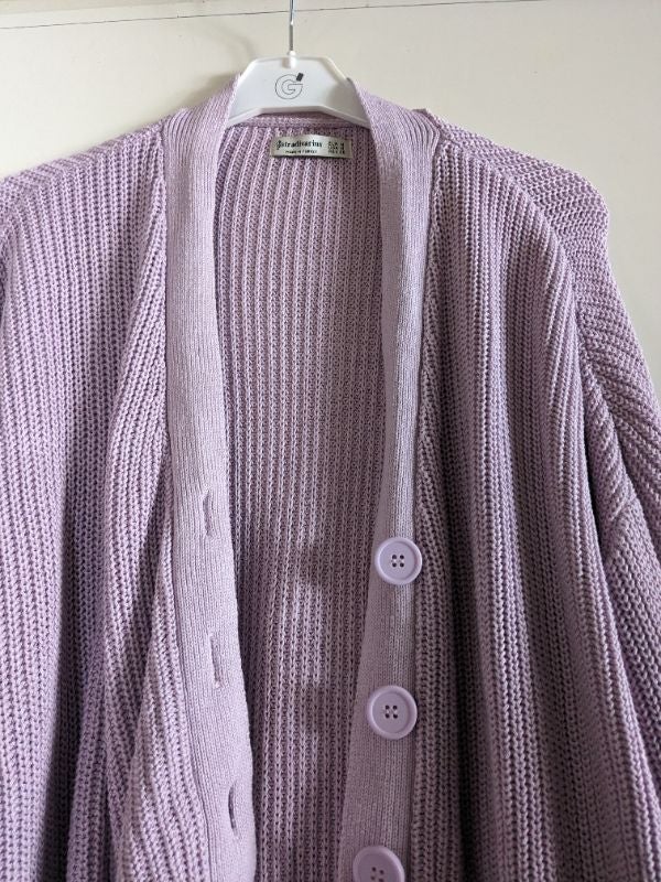 Beau gilet Stradivarius Lilas. Taille 38