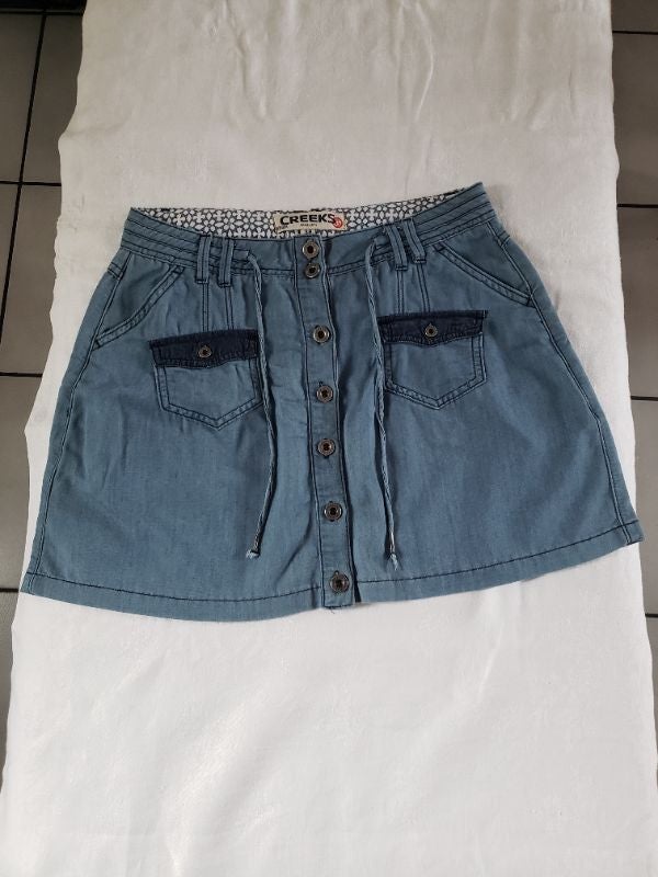 Jupe courte bleue