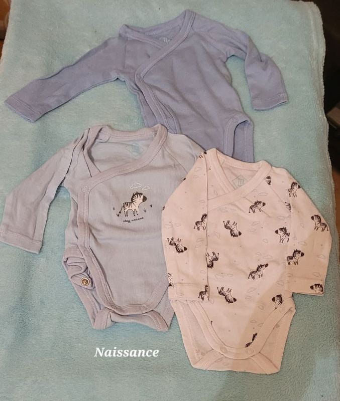 Lot de 3 bodys
