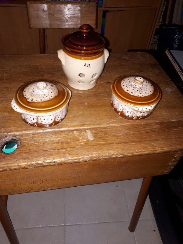 Lot pots à condiments