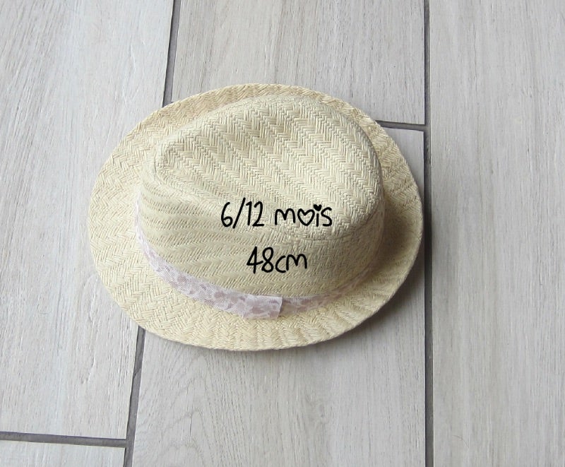 Chapeau neuf type panama
