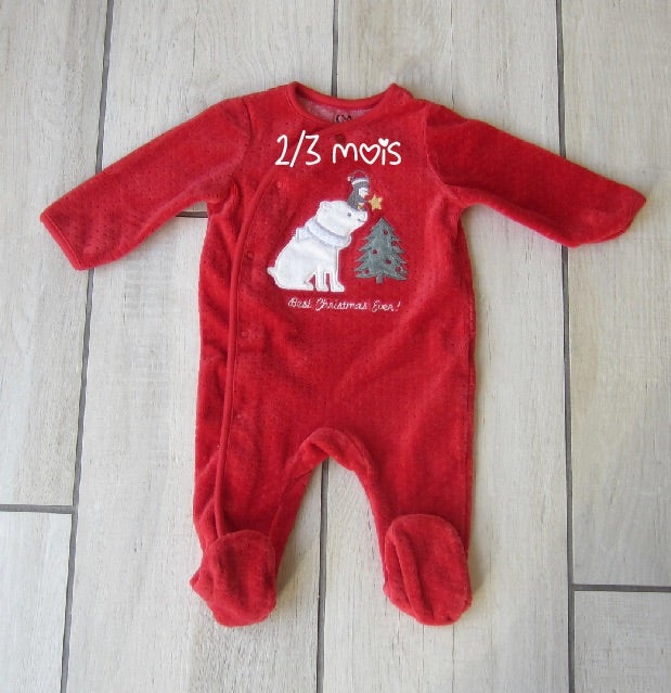 Grenouillere unisexe theme Noel