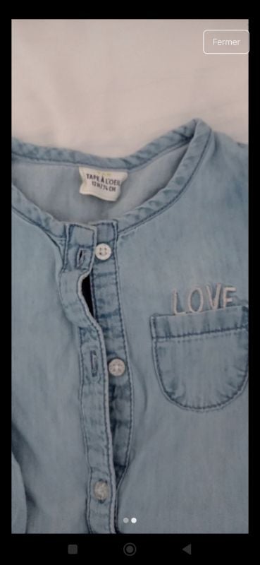Robe jean