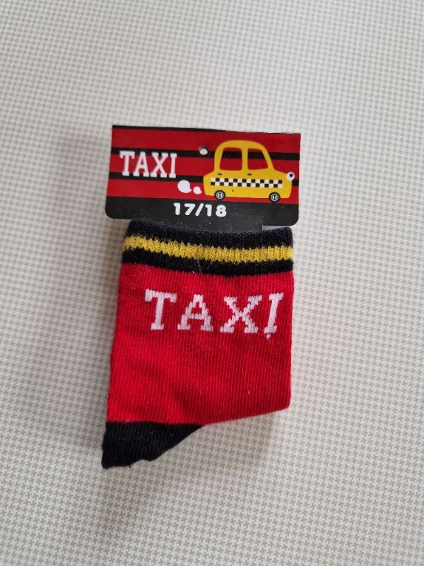 17/18 chaussettes rouge et noir taxi drive