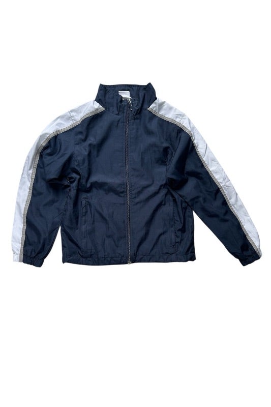 Veste de survêtement bleu marine blanc Pocopiano 10 ans
