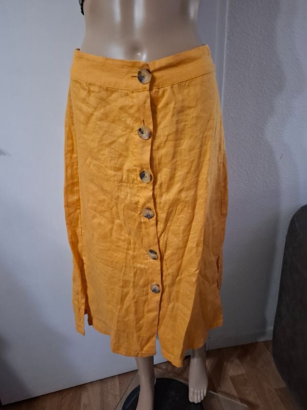 Jupe bershka 100% lin taille 38 en très bon état