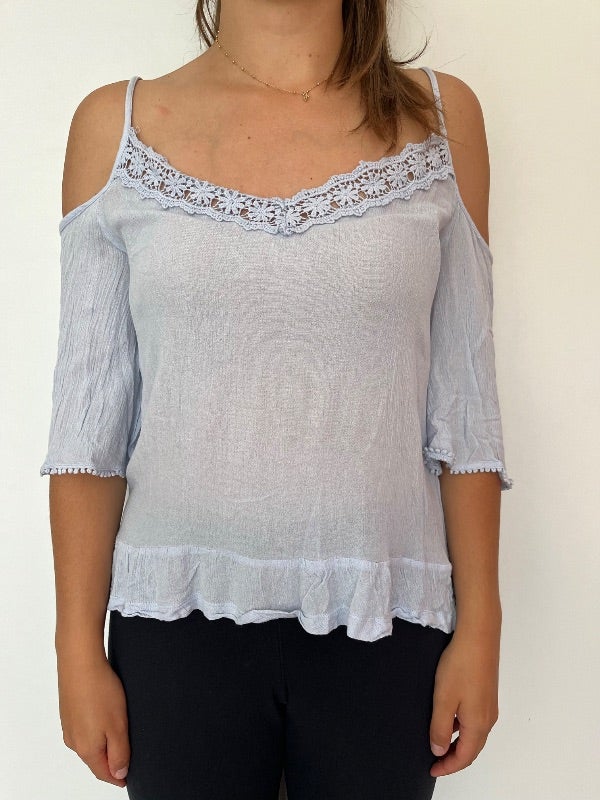 Blouse épaules dénudées