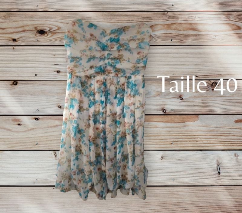 Robe fleurie taille 40