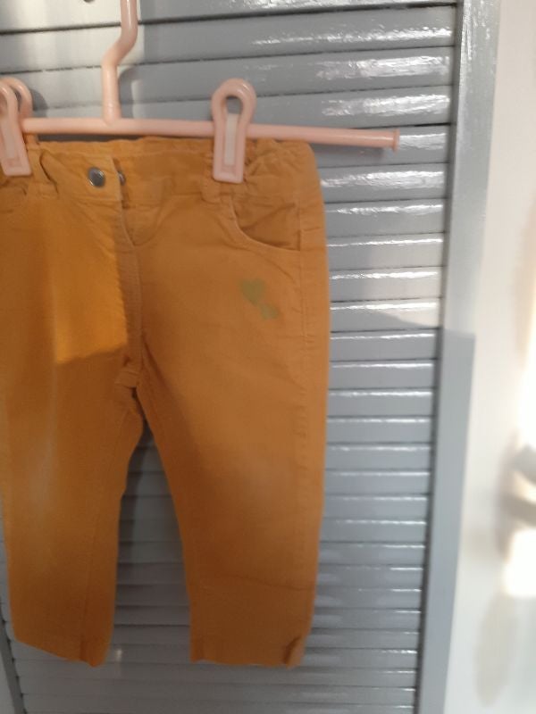 pantalon filles taille 18 mois