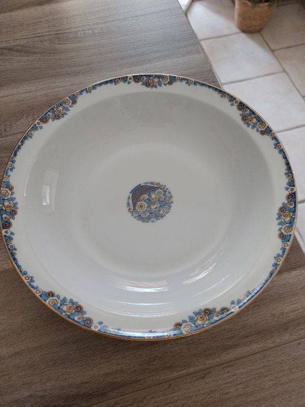 Lot 2 plats creux porcelaine TLB