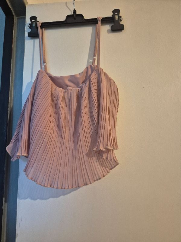 Crop top plissé